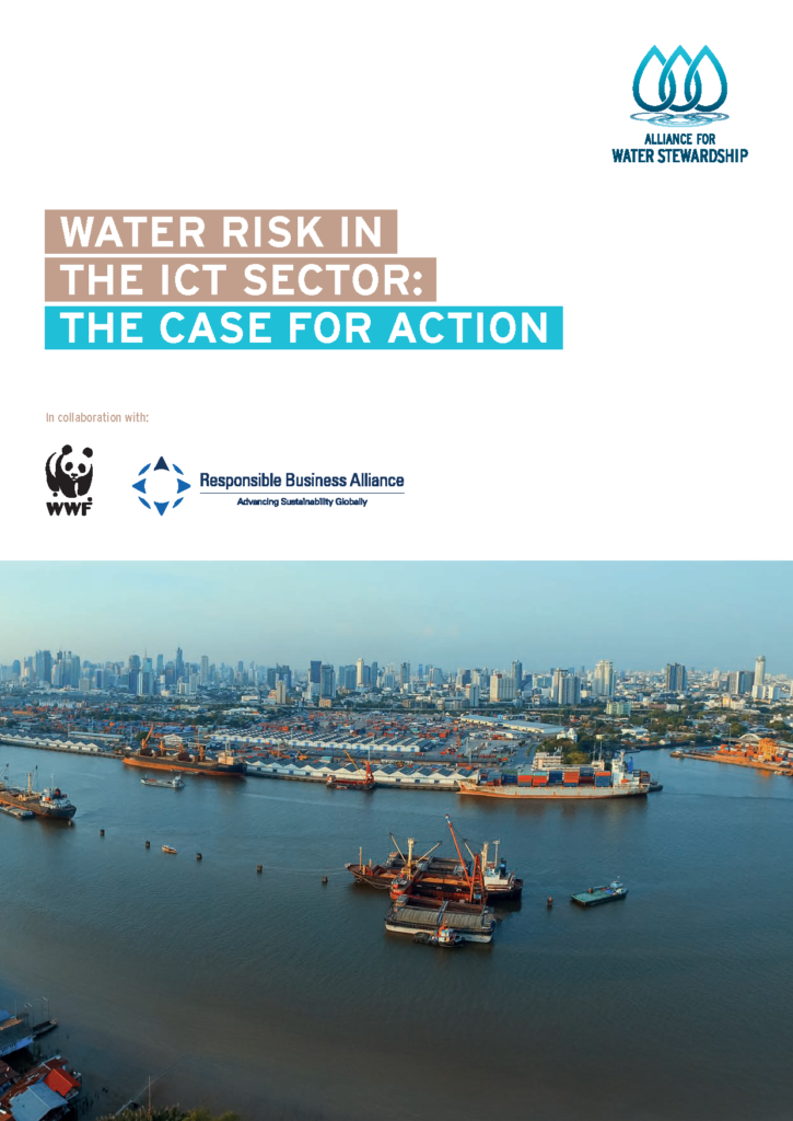 Water risks in the ict sector cover