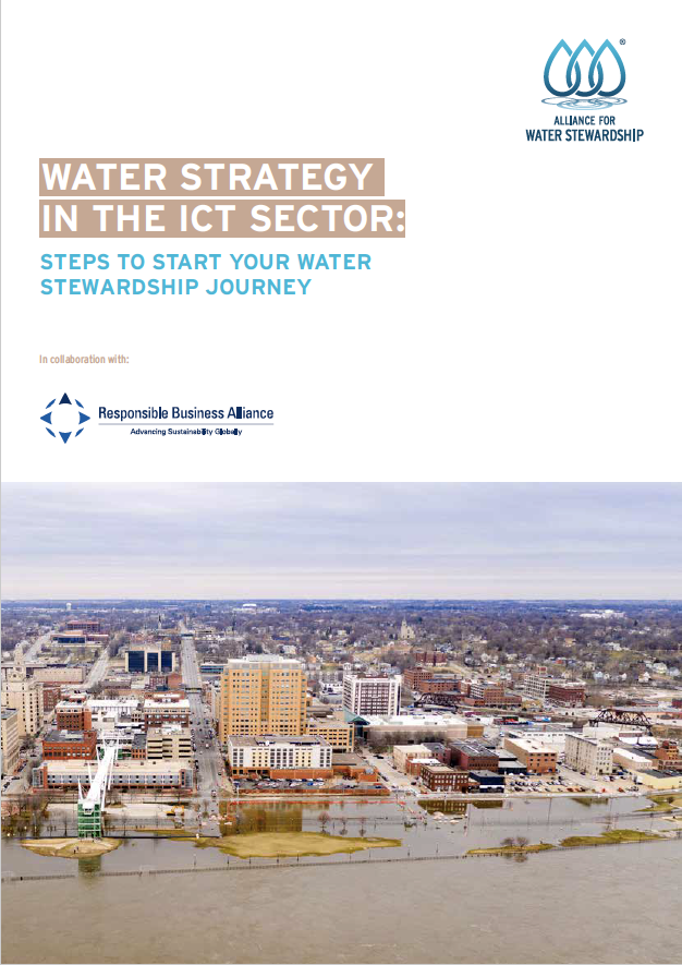 water stategy in ict sector cover