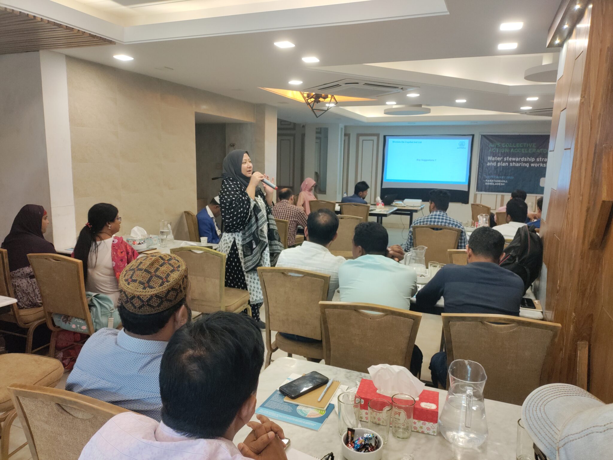 A knowledge sharing workshop held in Bangladesh