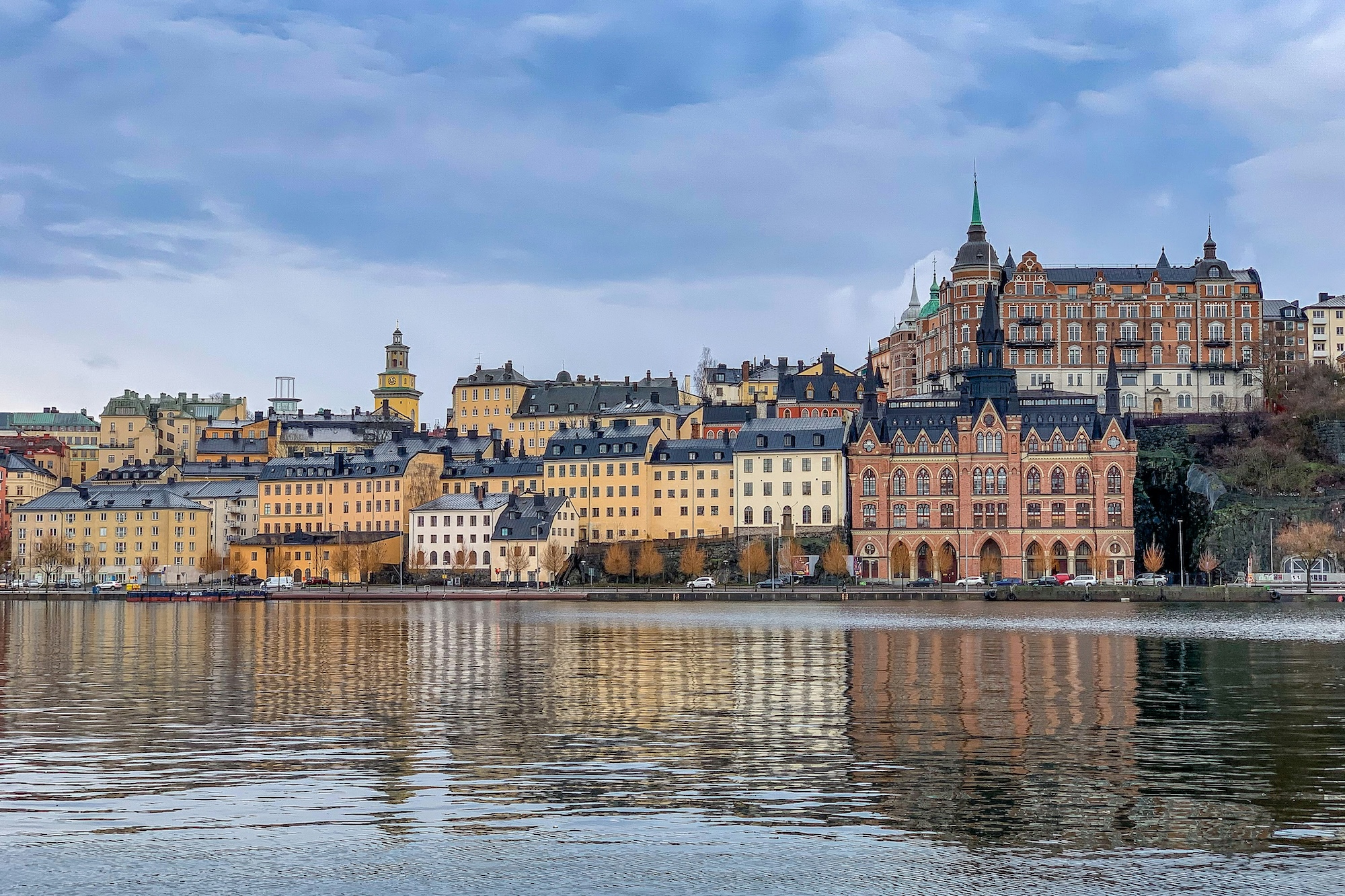 View from the water of Stockholm, Sweden