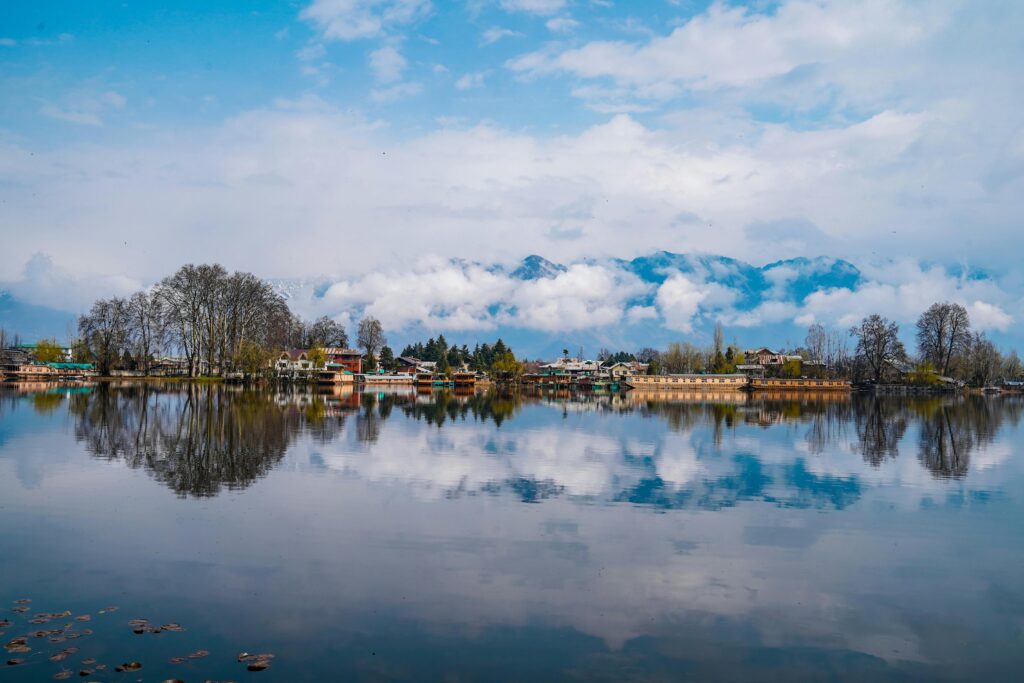 A city reflection in a river. Pexels/Syed Qaarif Andrabi