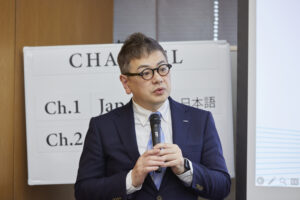 A warm welcome from Harumichi Seta, Senior General Manager of the Sustainability Management Division at Suntory Holdings Ltd.