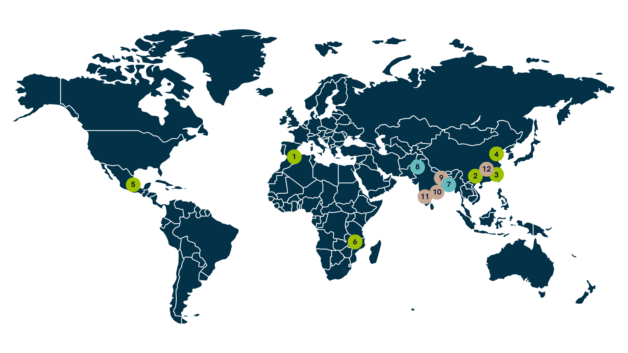 Map of AWS Accelerators as of April 2026